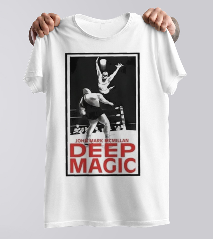 John Mark McMillan Deep Magic Wrestling Illustration T-Shirt