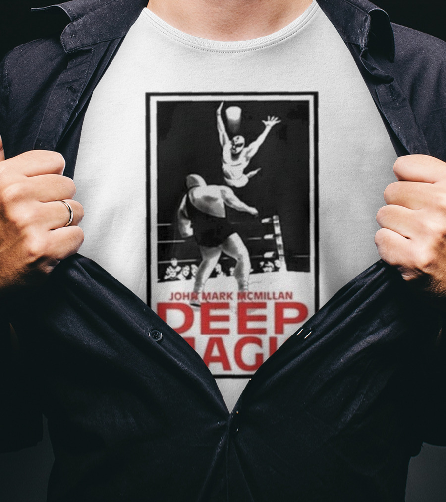 John Mark McMillan Deep Magic Wrestling Illustration T-Shirt