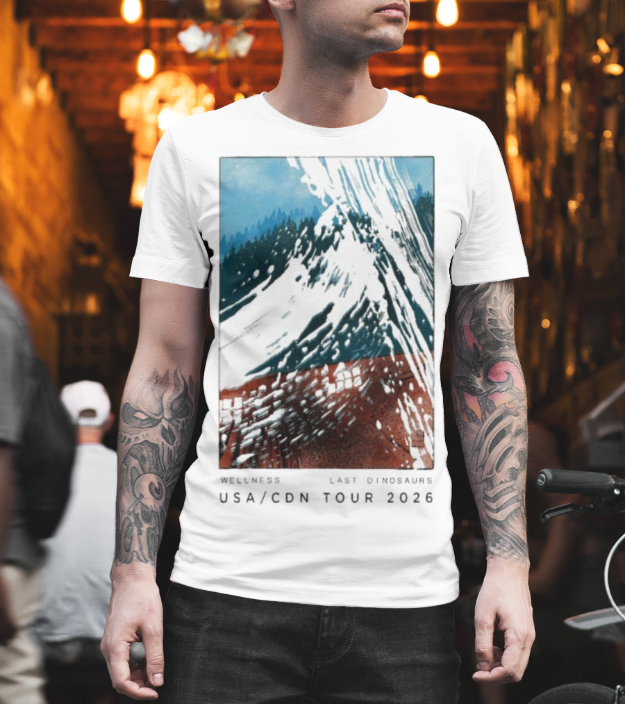Wellness Last Dinosaurs USA CDN Tour 2026 T-Shirt