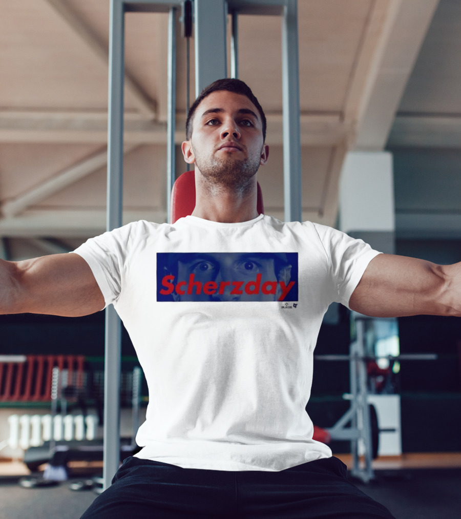 Max Scherzer Scherzday Eyes Toronto Blue Jays T-Shirt
