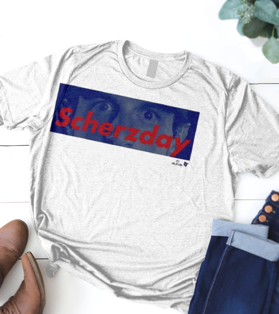 Max Scherzer Scherzday Eyes Toronto Blue Jays T-Shirt