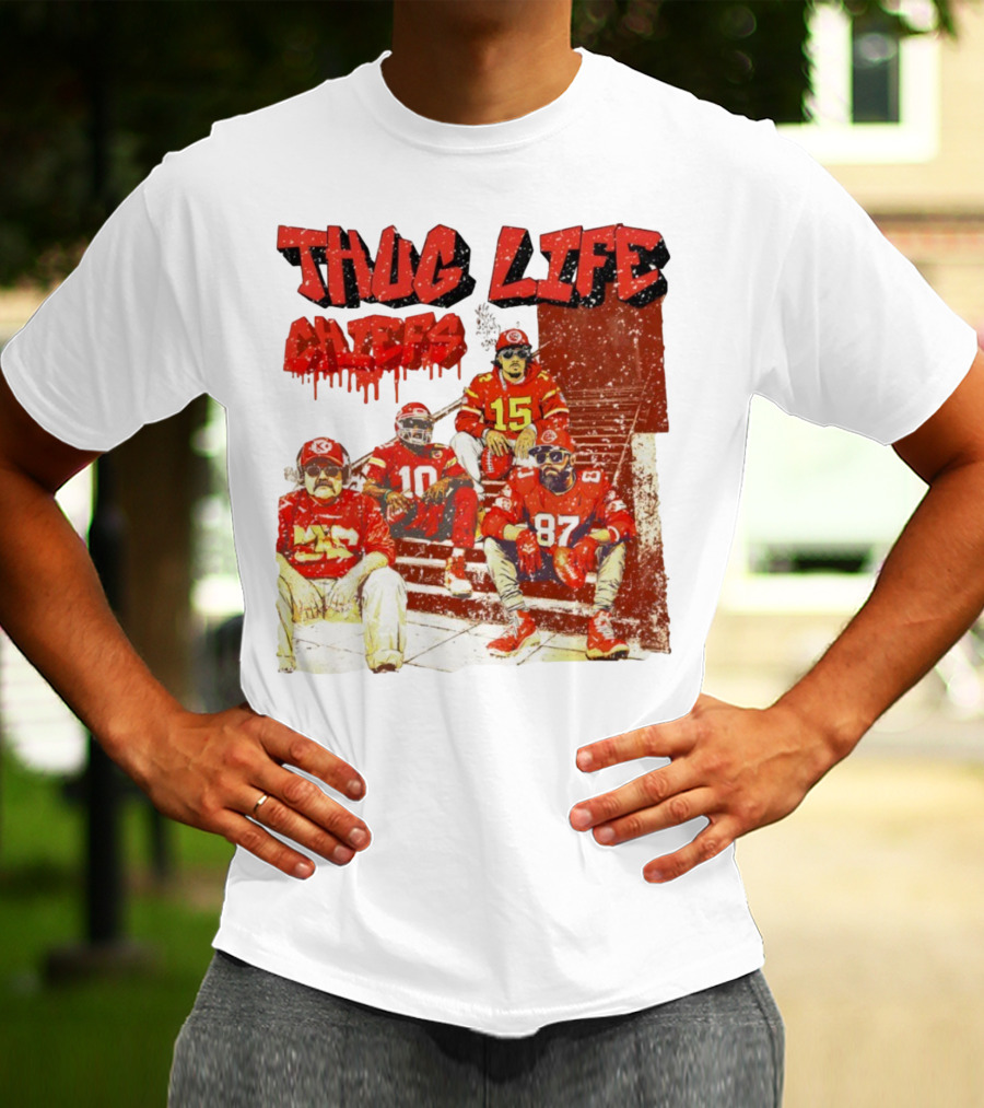 Thug Life Chiefs Kansas City Chiefs NFL Football 2025 T-Shirt