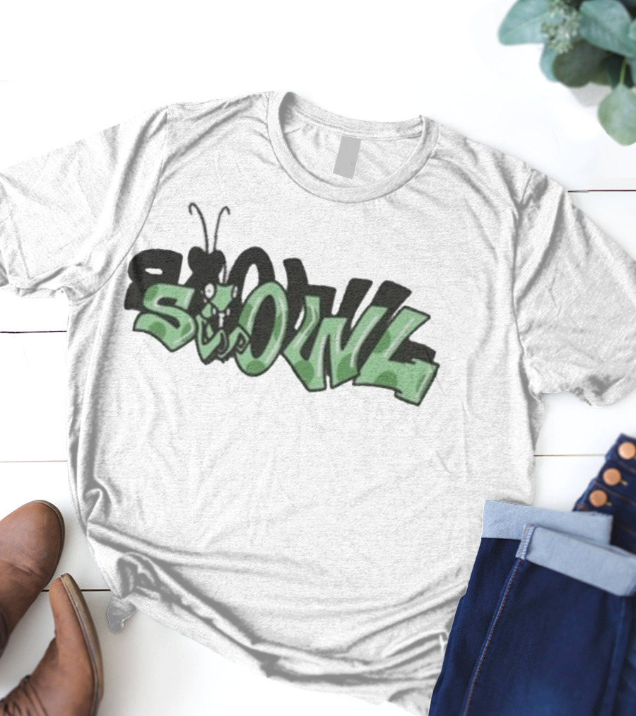 Scowl Fall Tour 2025 Praying Mantis Graffiti Style T-Shirt