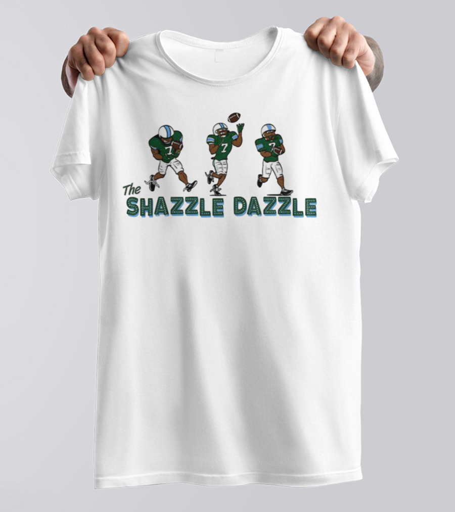 Shazz Preston Cartoon The Shazzle Dazzle Tulane Green Wave Football NFL 2025 T-Shirt
