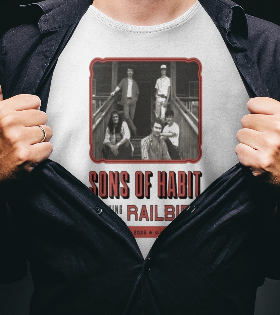 Sons Of Habit Railbird Lexington KY June 6 2026 Concert T-Shirt