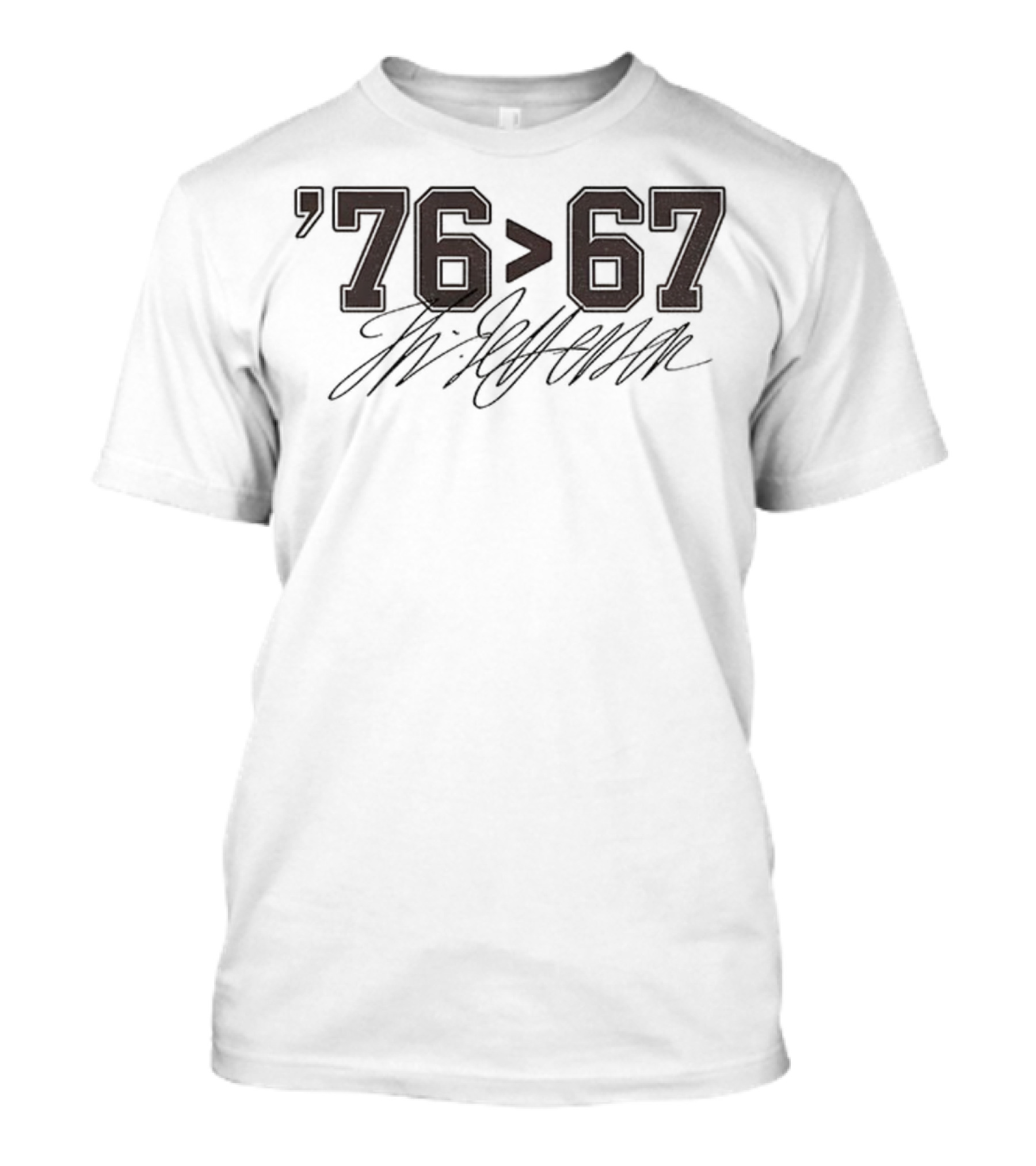 Thomas Jefferson '76 Greater Than '67 Self-Evident T-Shirt