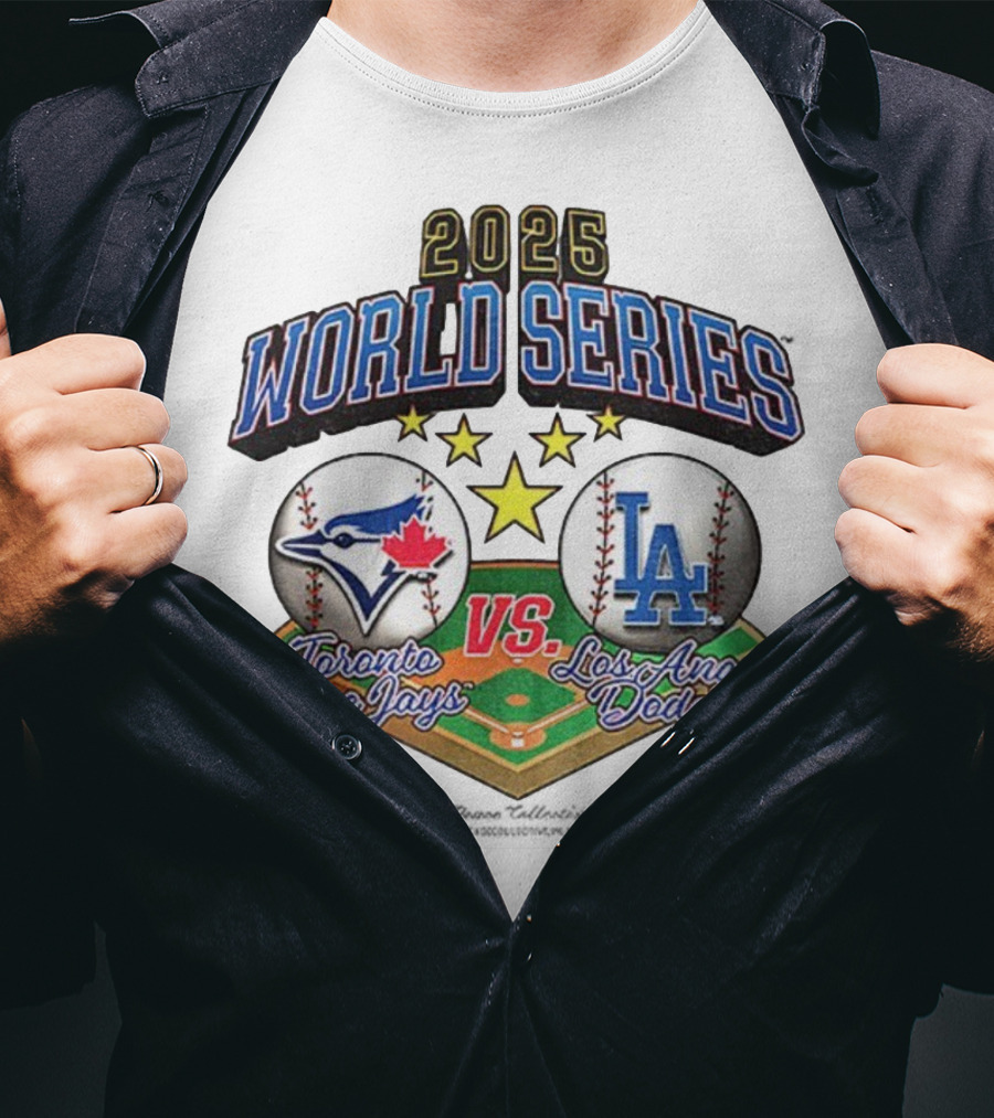 2025 World Series Toronto Blue Jays Vs Los Angeles Dodgers T-Shirt