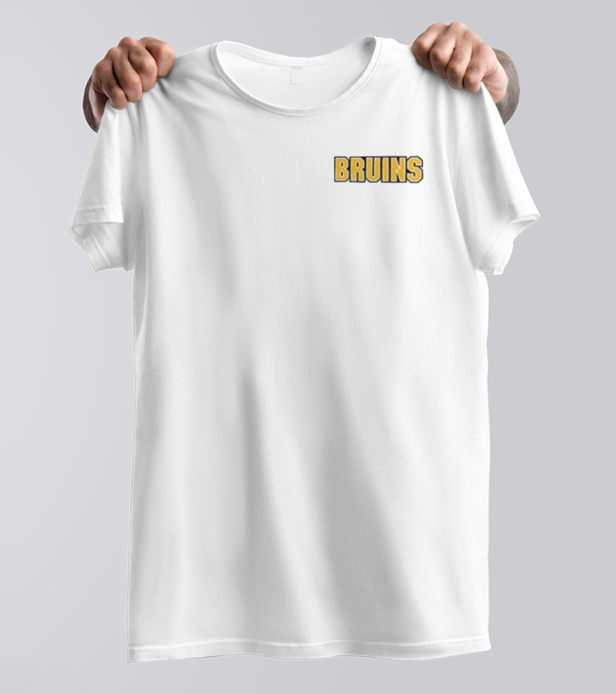 Boston Bruins Vintage History Bold Black And Yellow Nostalgia T-Shirt