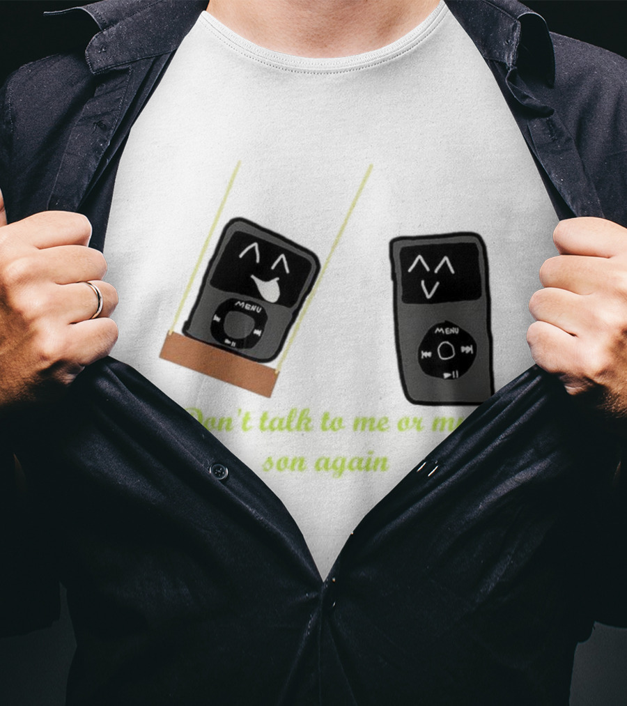 Don’t Talk To Me Or My IPod Again Cute Drawing T-Shirt