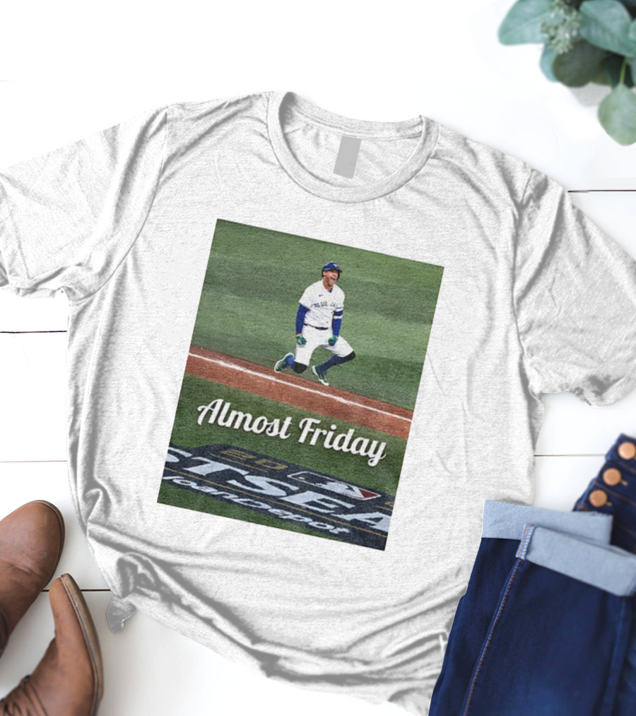 Almost Friday George Springer Jump Toronto Blue Jays Baseball Playoffs T-Shirt