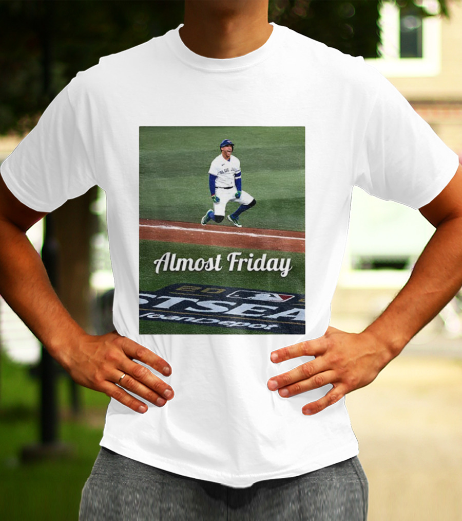 Almost Friday George Springer Jump Toronto Blue Jays Baseball Playoffs T-Shirt