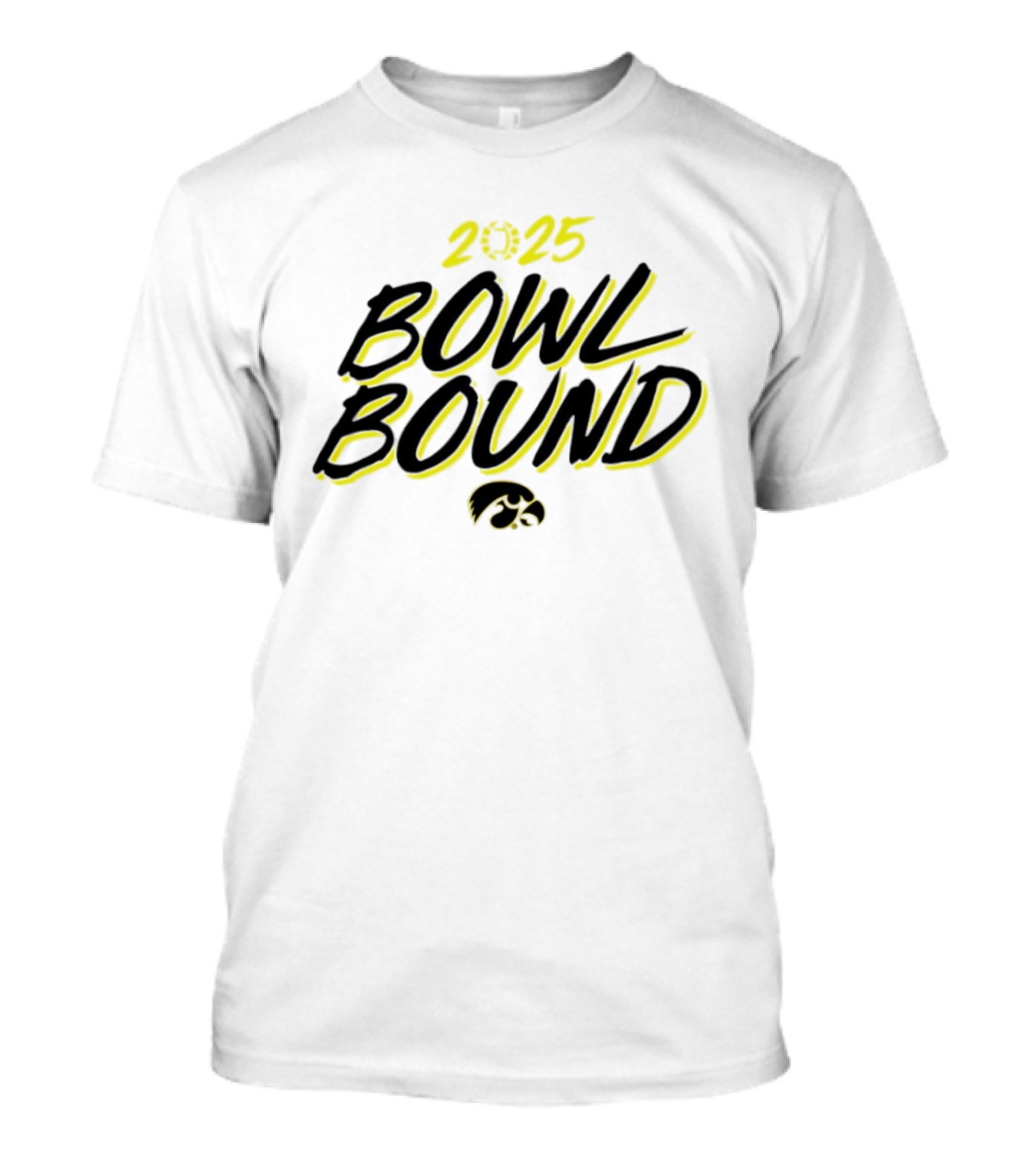 Iowa Hawkeyes 2025 Bowl Bound Football Team Fan Gear T-Shirt