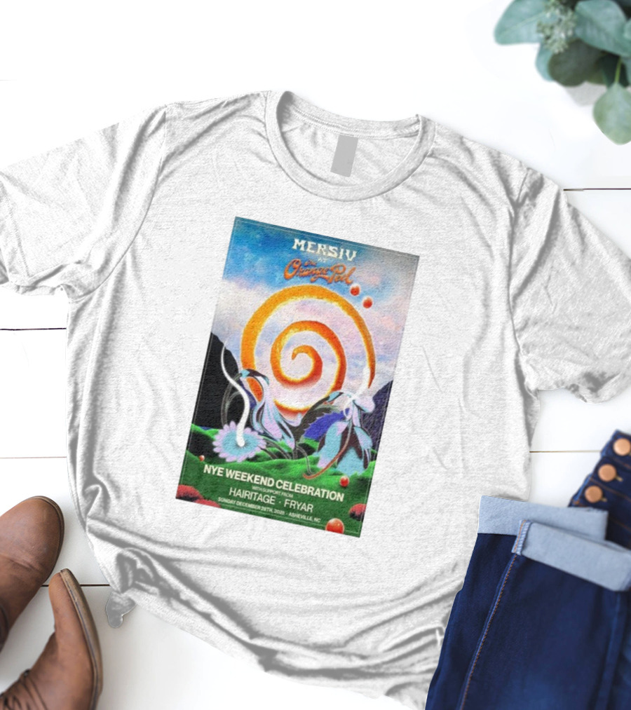 Mersiv At Orange Peel NYE Weekend Celebration Asheville NC December 28 2025 Hairitage And Fryar T-Shirt