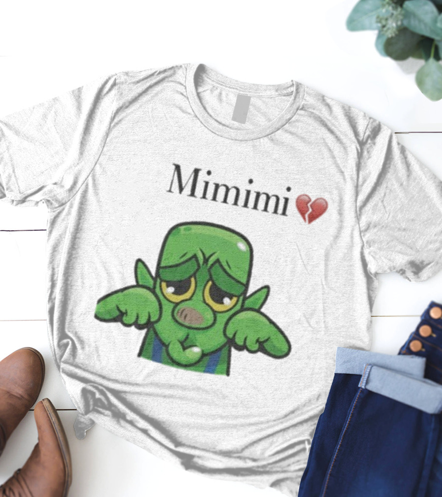 Mimimi Heartbroken Goblin Clash Royale Emojis T-Shirt