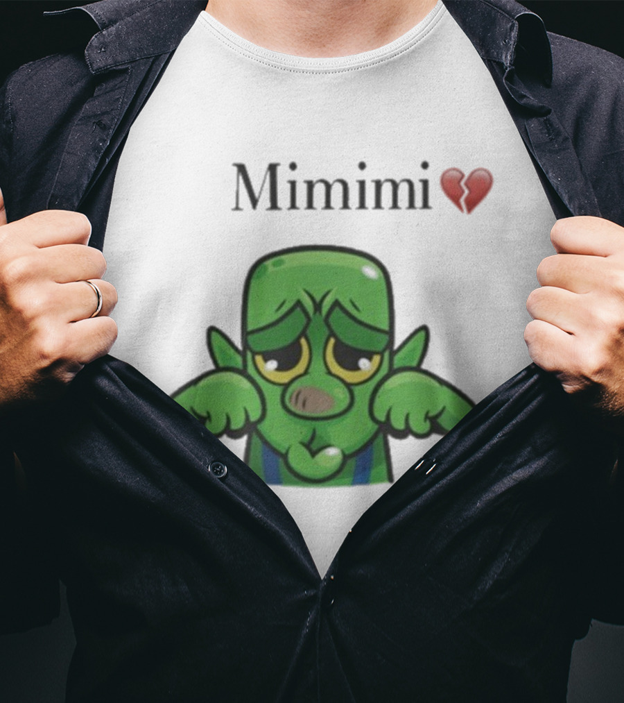Mimimi Heartbroken Goblin Clash Royale Emojis T-Shirt