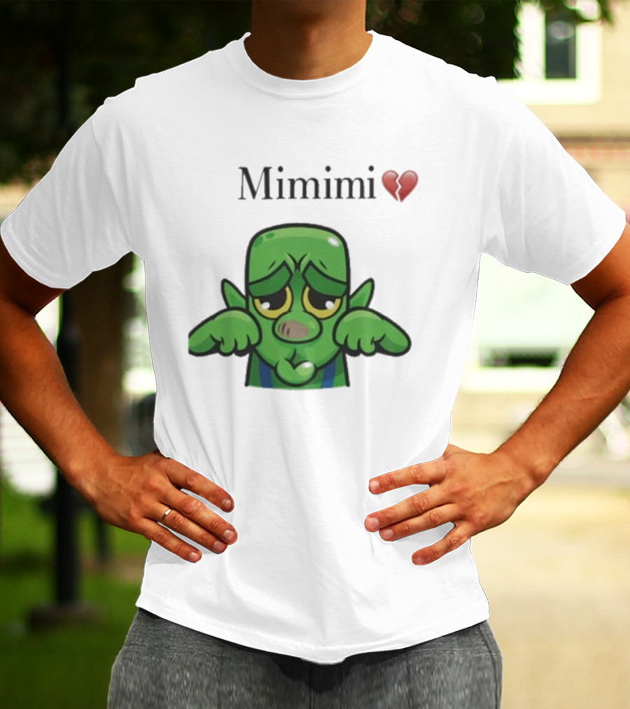 Mimimi Heartbroken Goblin Clash Royale Emojis T-Shirt