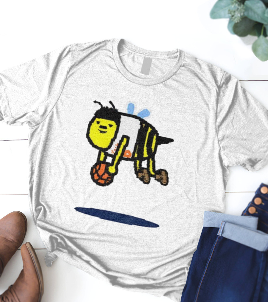 OG Anuno-bee Dribbling Basketball Knicks Paint Style T-Shirt