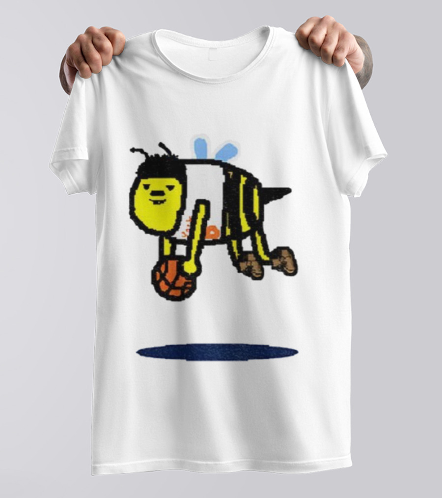 OG Anuno-bee Dribbling Basketball Knicks Paint Style T-Shirt