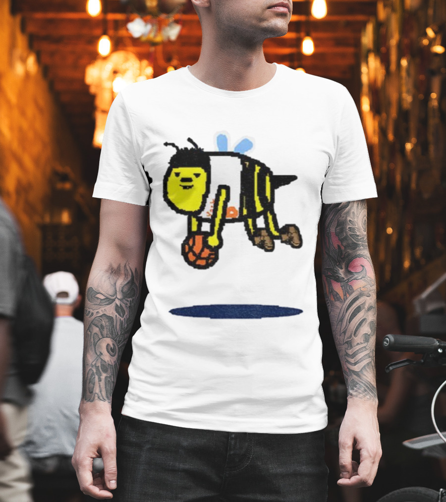 OG Anuno-bee Dribbling Basketball Knicks Paint Style T-Shirt