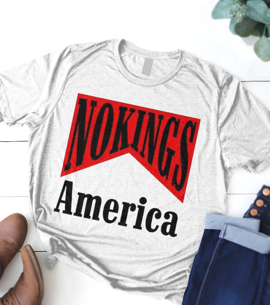 NOKINGS America Medicine Packaging Sarcastic Fashion T-Shirt
