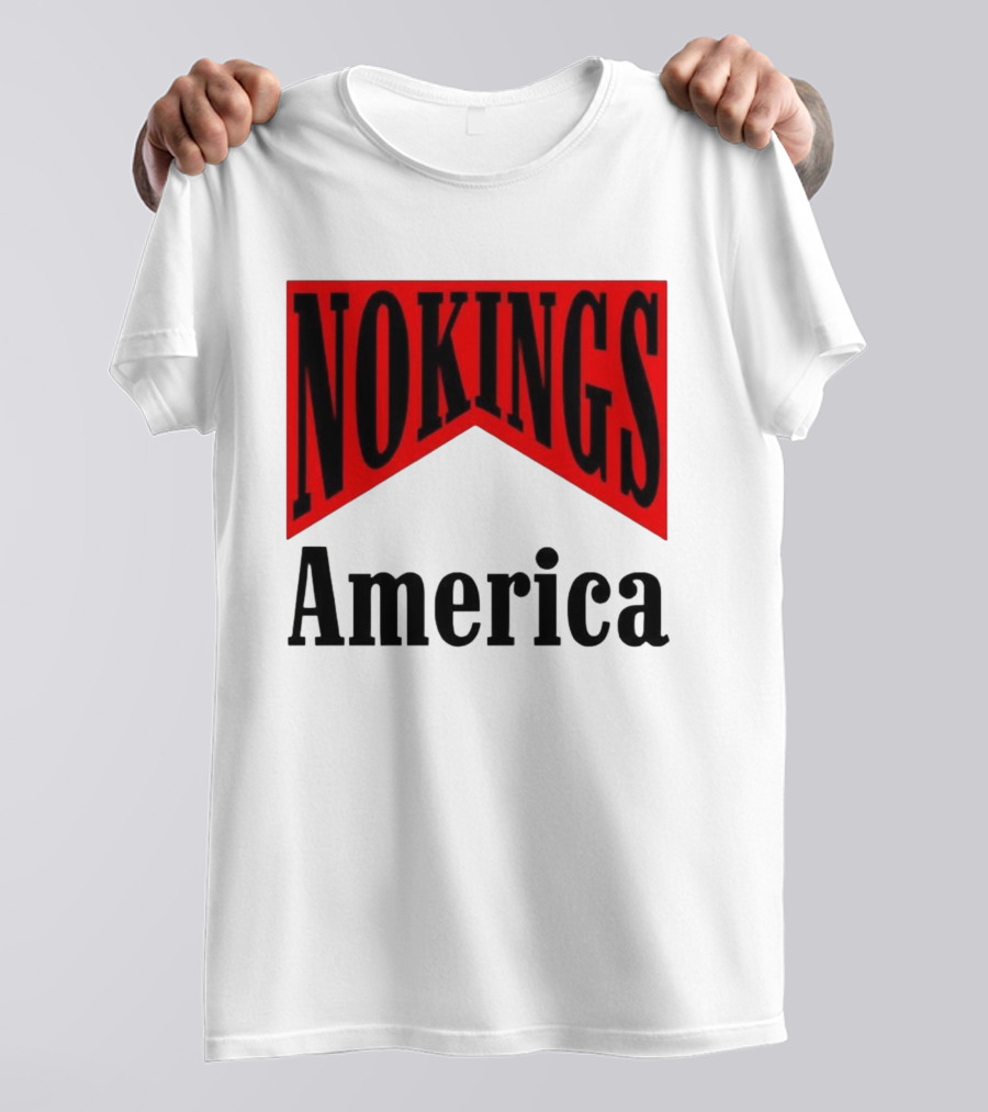 NOKINGS America Medicine Packaging Sarcastic Fashion T-Shirt