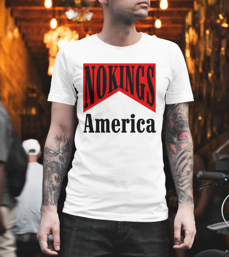 NOKINGS America Medicine Packaging Sarcastic Fashion T-Shirt
