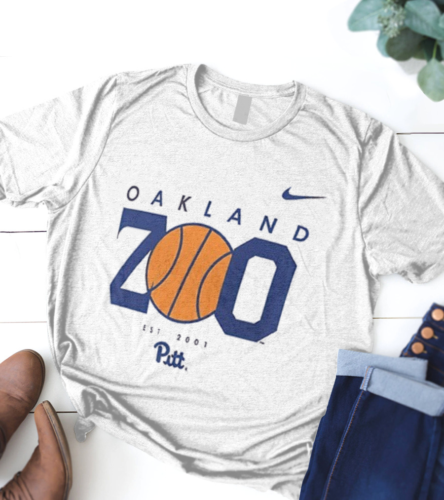 Pitt Oakland Zoo Basketball 2025 Est 2001 Nike T-Shirt