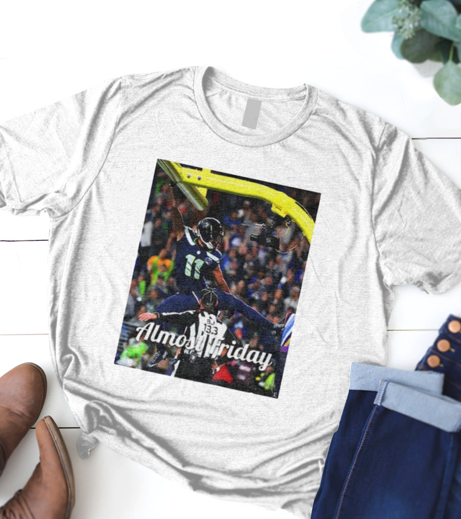 Shaquem Griffin Seattle Seahawks Linebacker NFL Football Almost Friday Game Day Celebrations T-Shirt