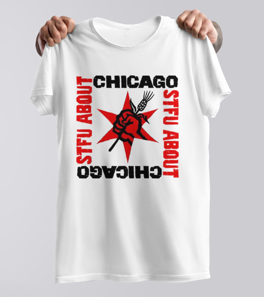 STFU About Chicago Revolution Brewery Star Red Fist T-Shirt