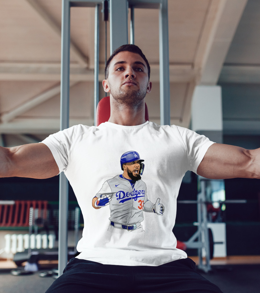 Dodgers Teoscar Hernández Baseball Los Angeles Signature Edition T-Shirt