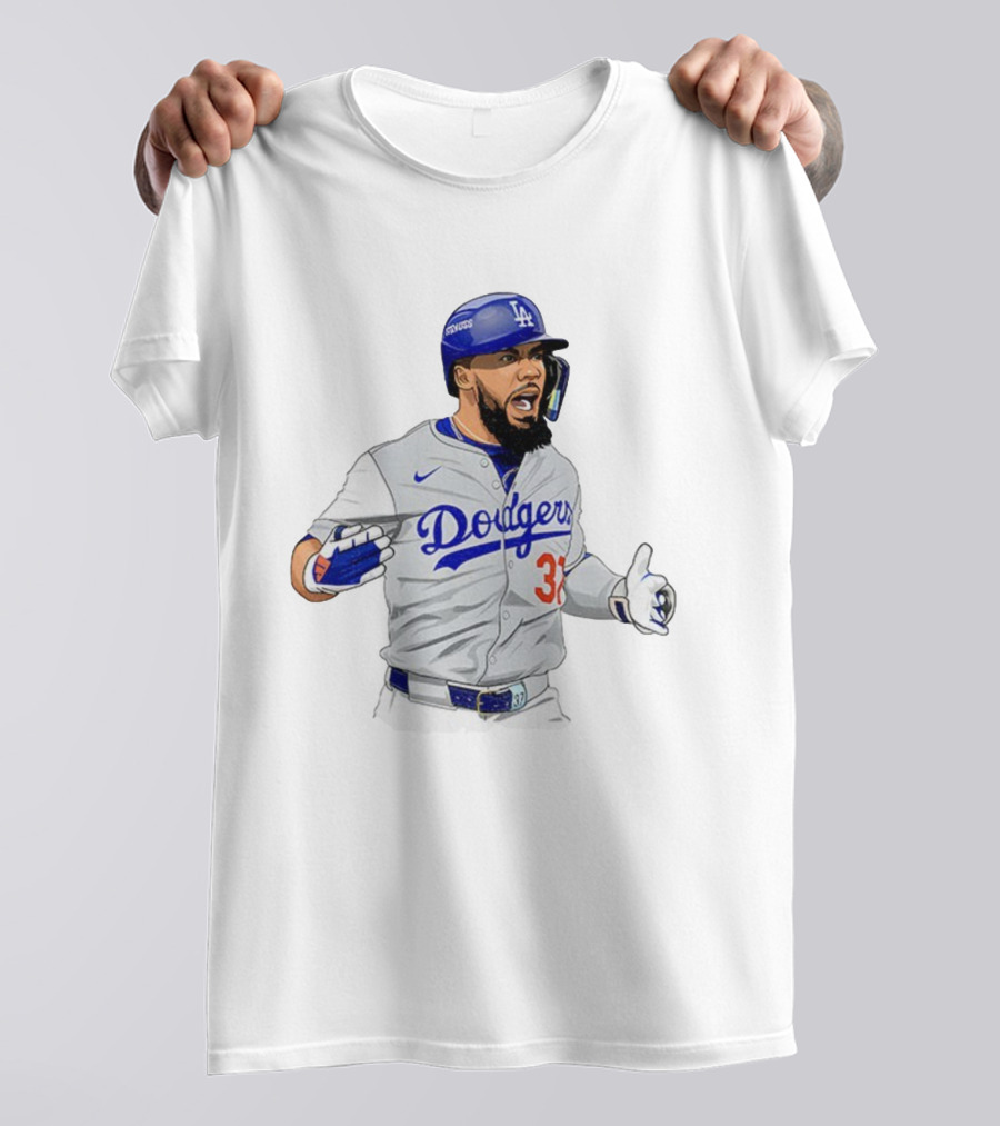 Dodgers Teoscar Hernández Baseball Los Angeles Signature Edition T-Shirt