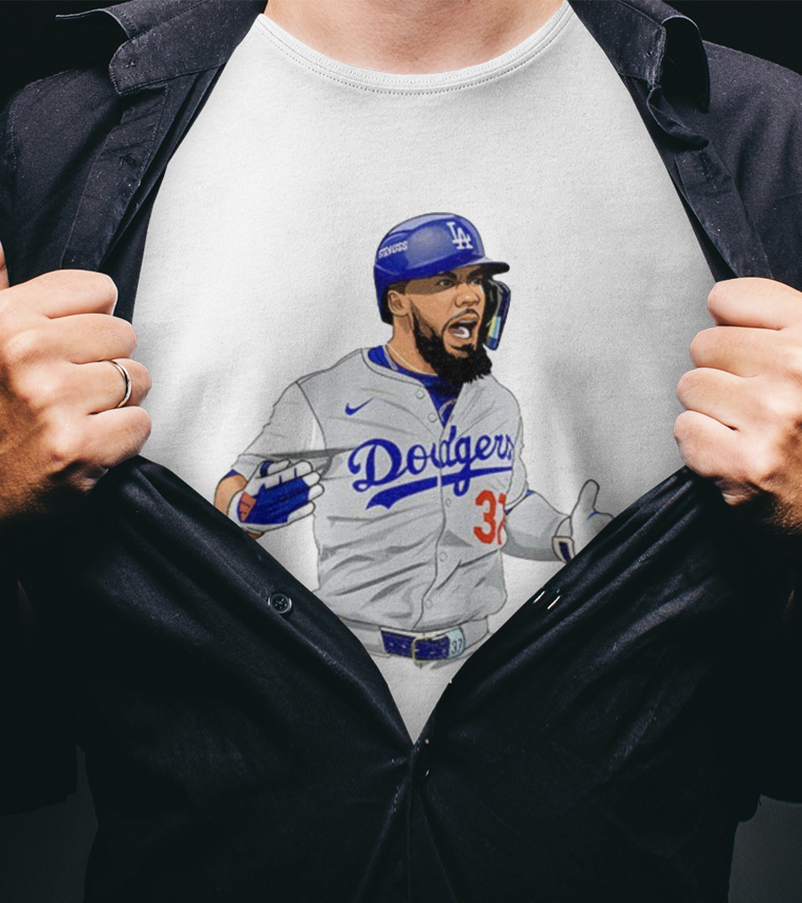 Dodgers Teoscar Hernández Baseball Los Angeles Signature Edition T-Shirt