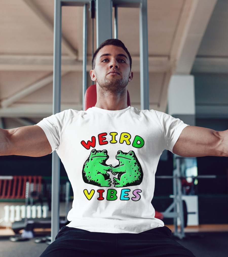 Weird Vibes Funny Frog Cottagecore Toad T-Shirt