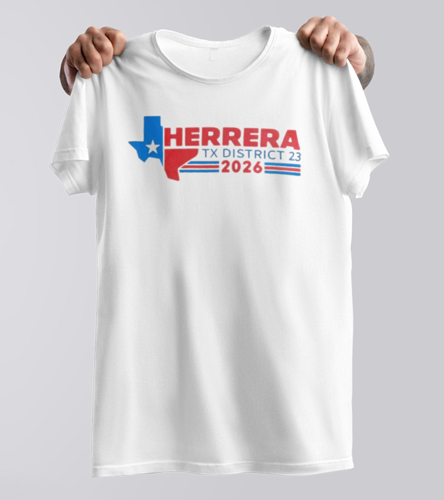 Herrera TX District 23 2026 Texas State Star T-Shirt