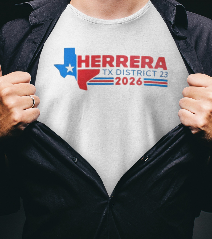 Herrera TX District 23 2026 Texas State Star T-Shirt