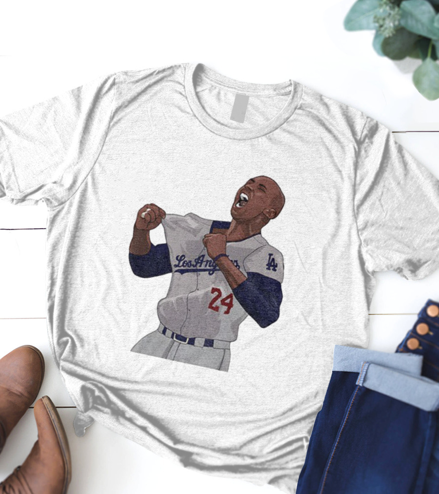 Los Angeles Mamba 24 Dodgers Iconic Tribute T-Shirt