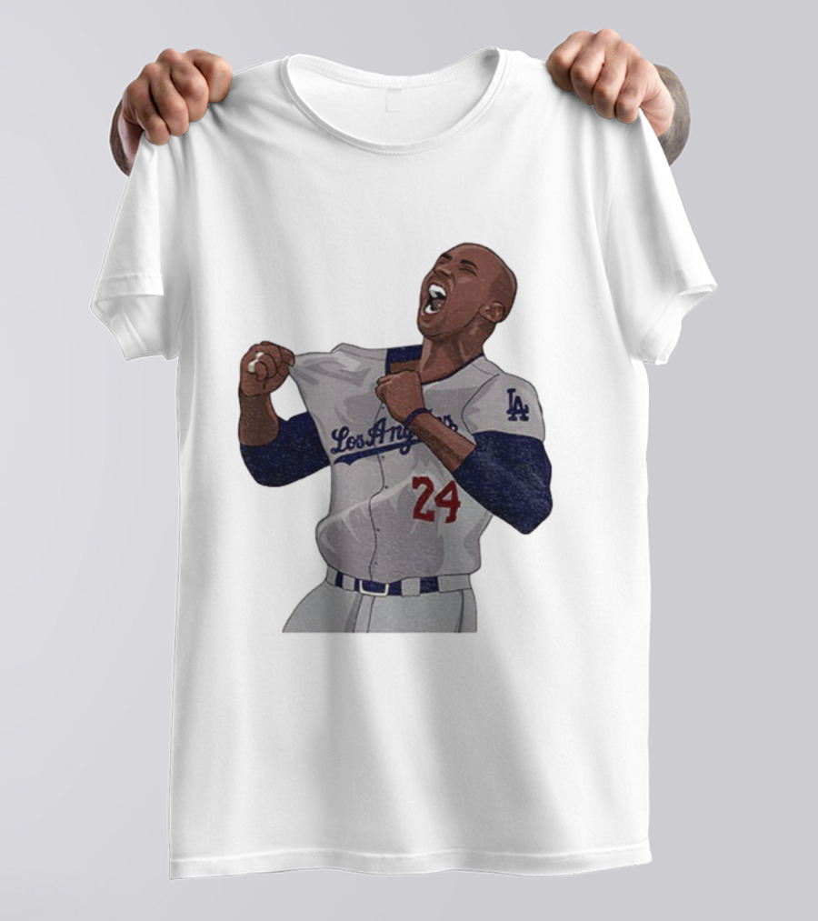 Los Angeles Mamba 24 Dodgers Iconic Tribute T-Shirt