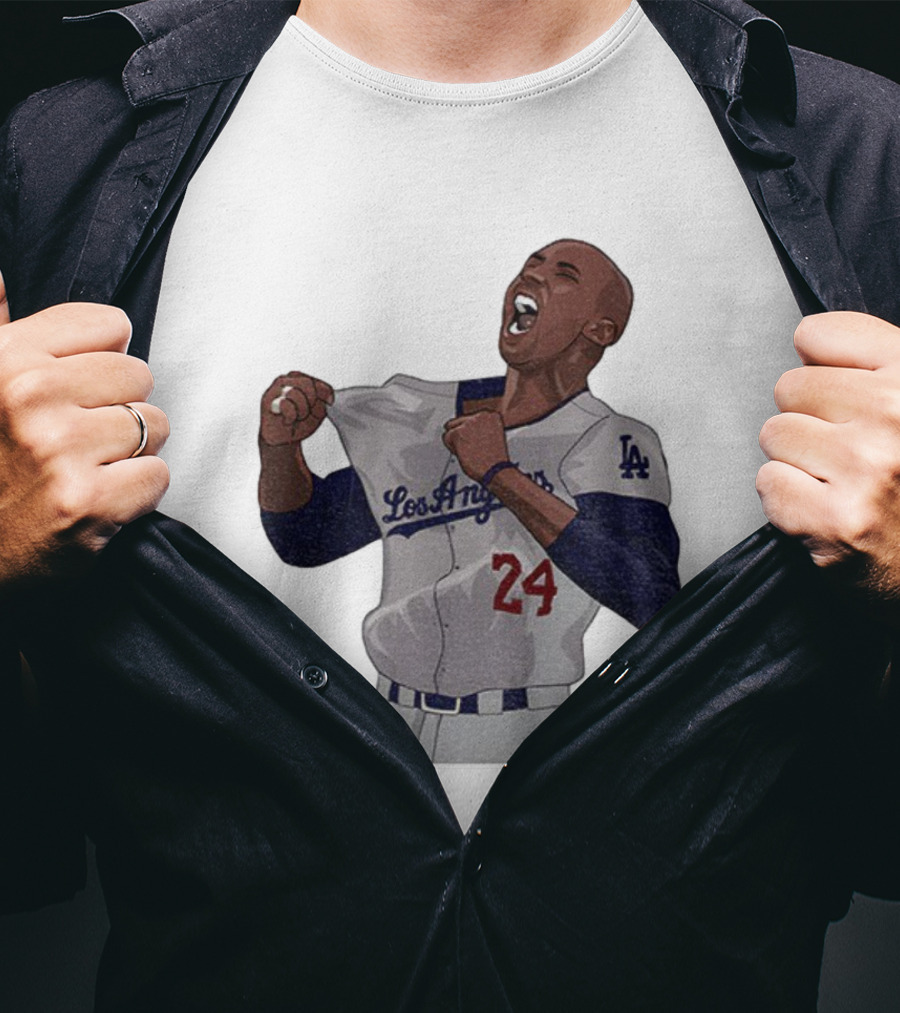 Los Angeles Mamba 24 Dodgers Iconic Tribute T-Shirt