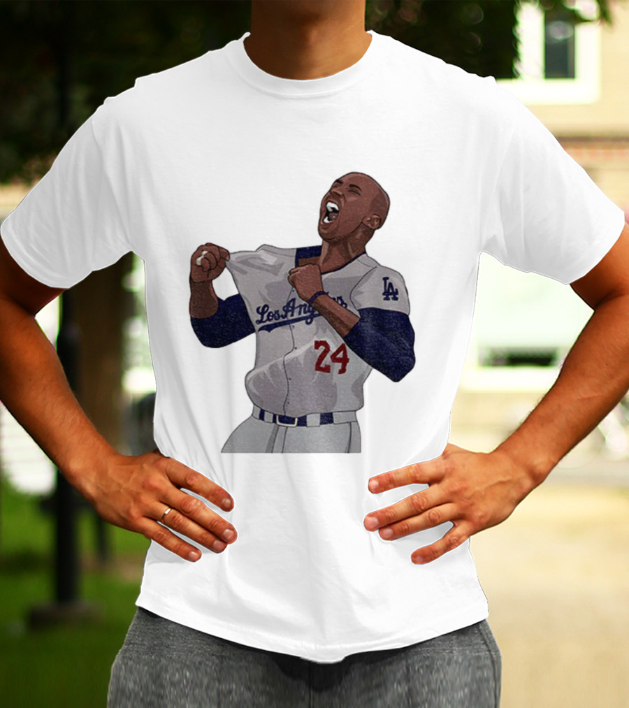 Los Angeles Mamba 24 Dodgers Iconic Tribute T-Shirt