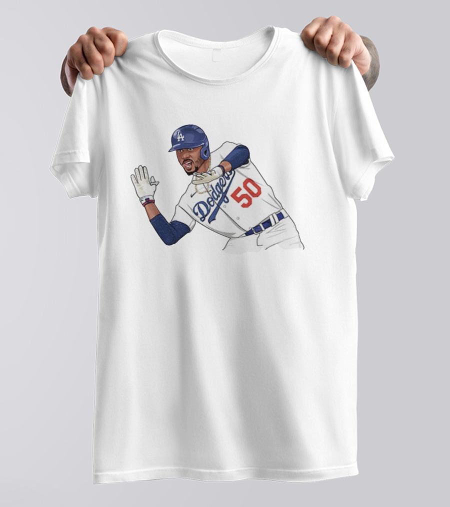 Mookie Betts Dodgers 50 Los Angeles Baseball MLB T-Shirt