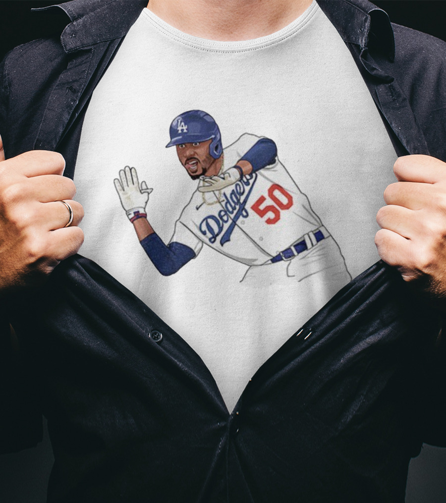Mookie Betts Dodgers 50 Los Angeles Baseball MLB T-Shirt