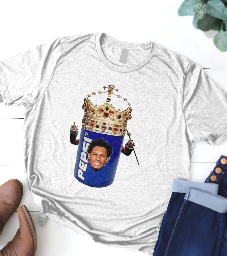 Oronde Gadsden Pepsi Crown Los Angeles Chargers King Parody T-Shirt