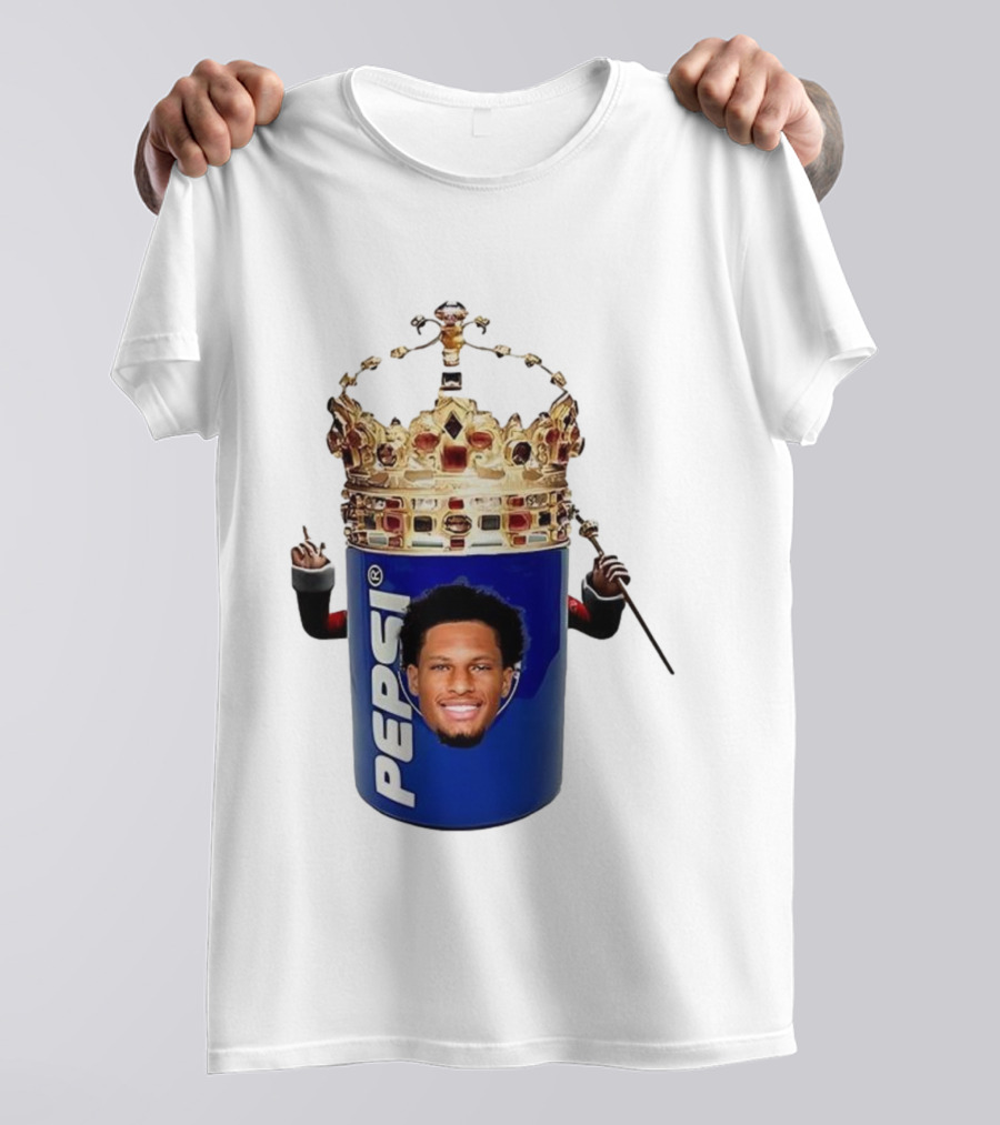 Oronde Gadsden Pepsi Crown Los Angeles Chargers King Parody T-Shirt