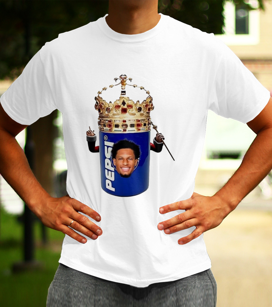 Oronde Gadsden Pepsi Crown Los Angeles Chargers King Parody T-Shirt