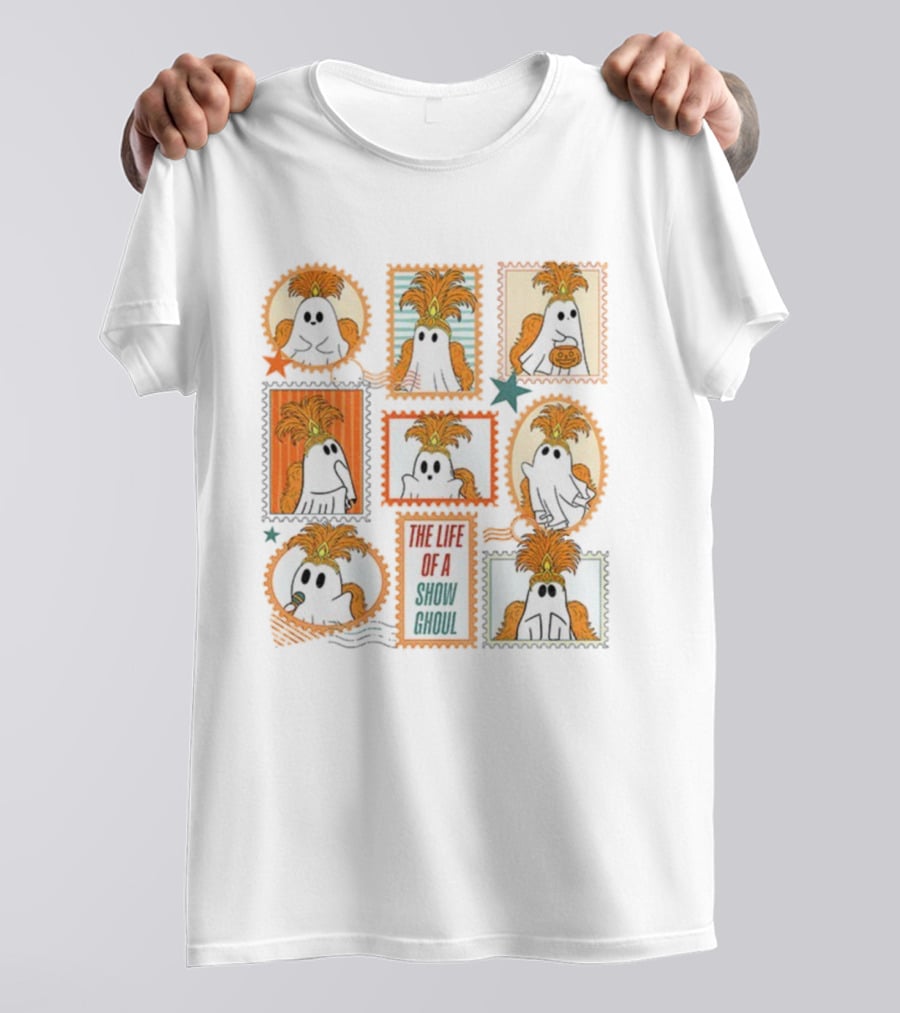 The Life Of A Show Ghoul Cute Ghost Halloween With Fun Costumes T-Shirt