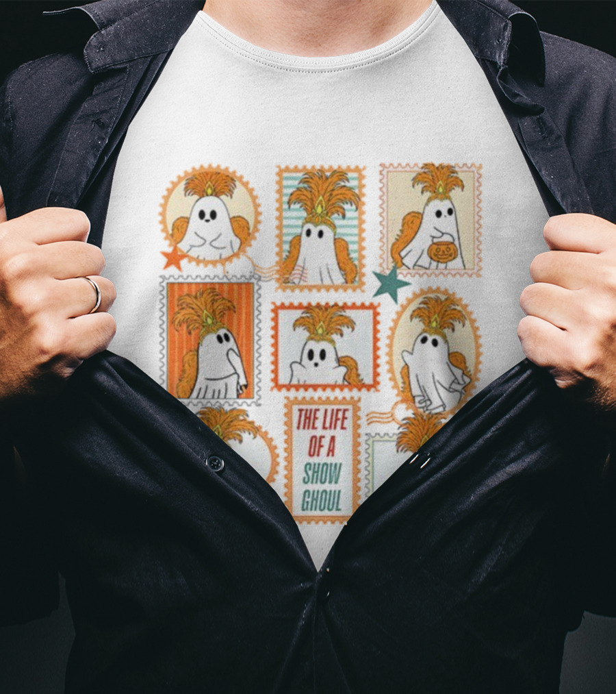 The Life Of A Show Ghoul Cute Ghost Halloween With Fun Costumes T-Shirt