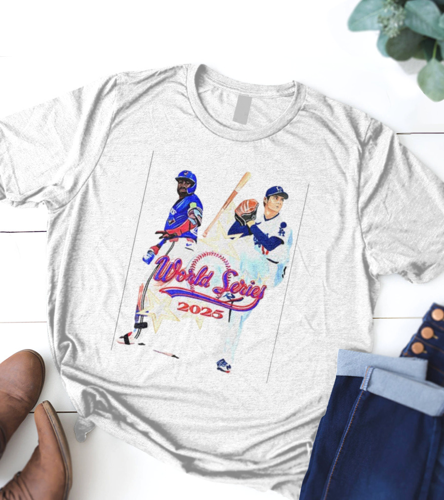 Vladdy Guerrero Jr Shohei Ohtani 2025 World Series Matchup T-Shirt