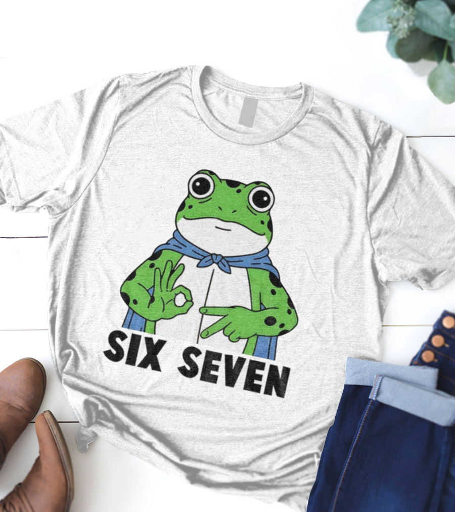 Portland Frog Six Seven Anti Fascism Meme T-Shirt