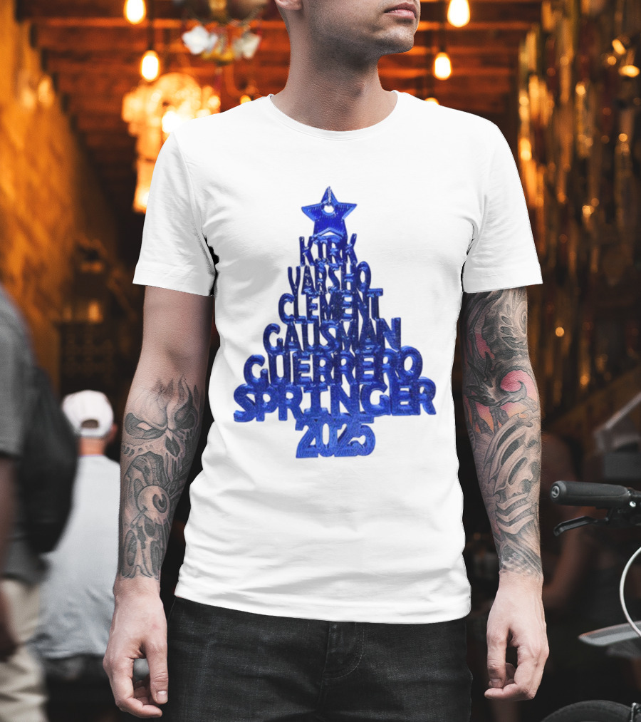 5th Inning World Series Freddie Freeman Kirk Mano Clement Gausman Guerrero Springer 2023 T-Shirt