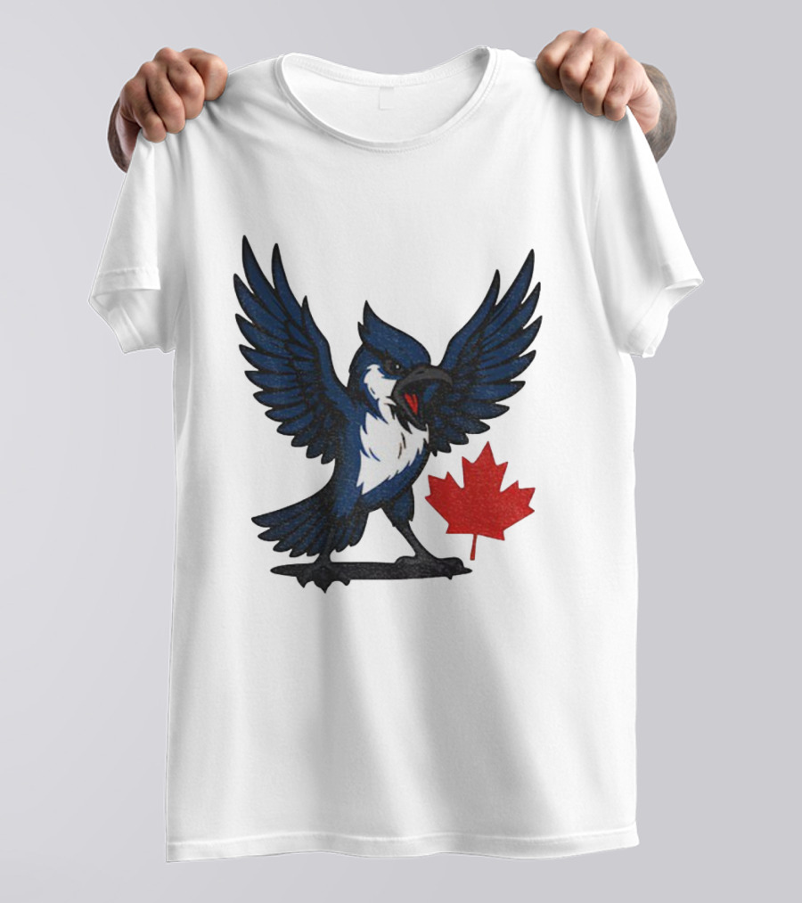 Toronto Blue Jays Canadian Blue Jay Go Jays Maple Leaf T-Shirt